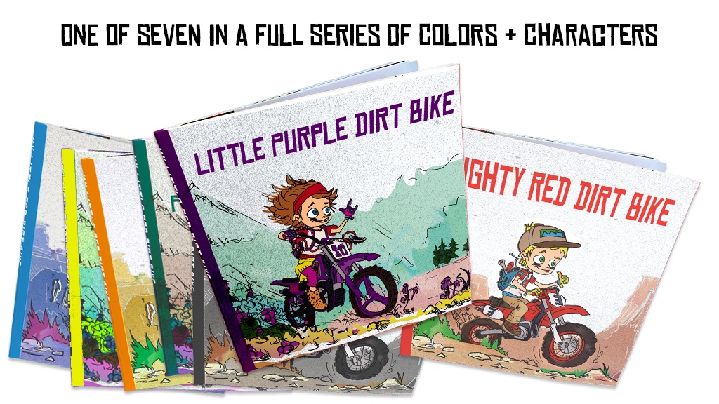 *PRE-ORDER* Little Purple DirtBike