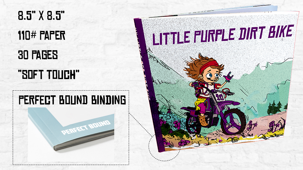 *PRE-ORDER* Little Purple DirtBike