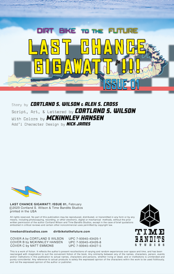 Variant Cover (C) LAST CHANCE GIGAWATT (Comic ISSUE #1)